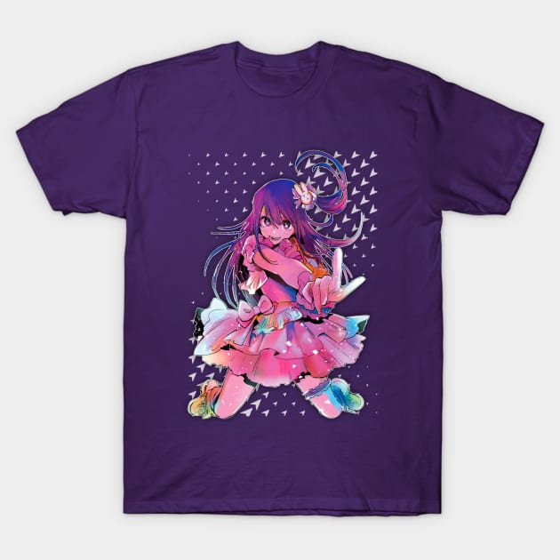 Ai Hoshino Oshi no Ko T-Shirt by jadehydra